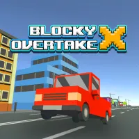 Play game Blocky Overtake X now!