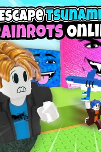 Play game Escape Tsunami Brainrots Online now!